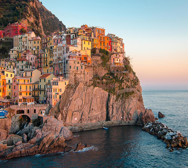 Walk the coastal path between Riomaggiore and Monterosso or opt to take the train. Visit charming, colourful towns along the way.