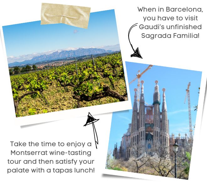 While in Barcelona, make sure to visit Gaudi’s unfinished Sagrada Familia. This temple has been under construction for more than 140 years and is now working towards the final phase which is expected to be finished around 2032.