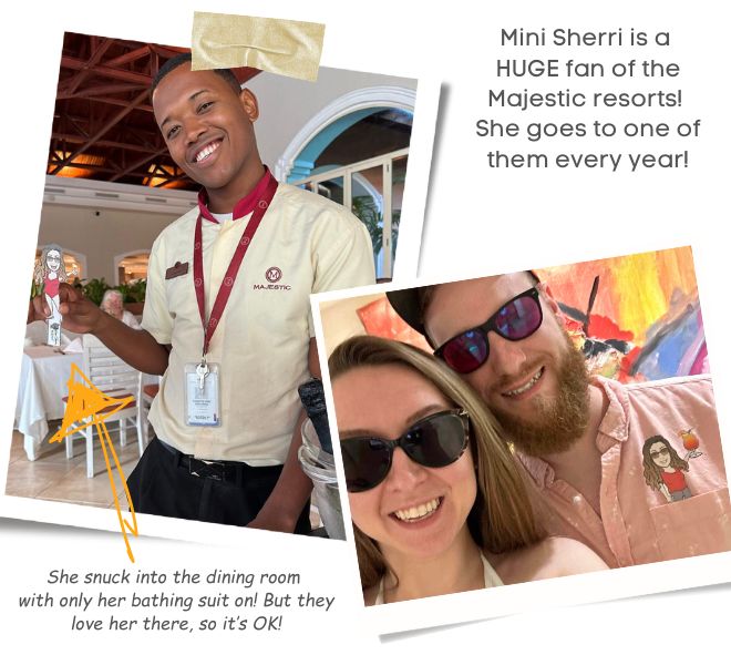 The Majestic resorts is Mini Sherri’s favourite resort line to stay with every winter. Contact Sherri at Have Sherri, Will Travel for your next winter getaway.